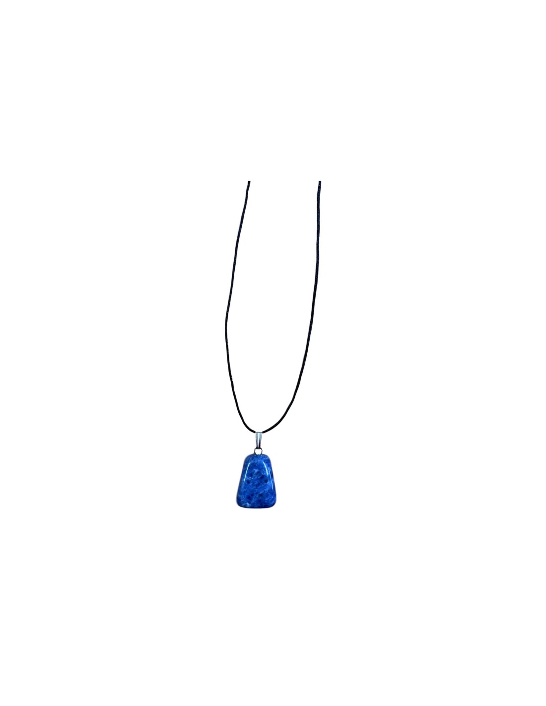 Pendentif triface bélière en Lapis Lazuli - Élégance et protection en un seul bijou
