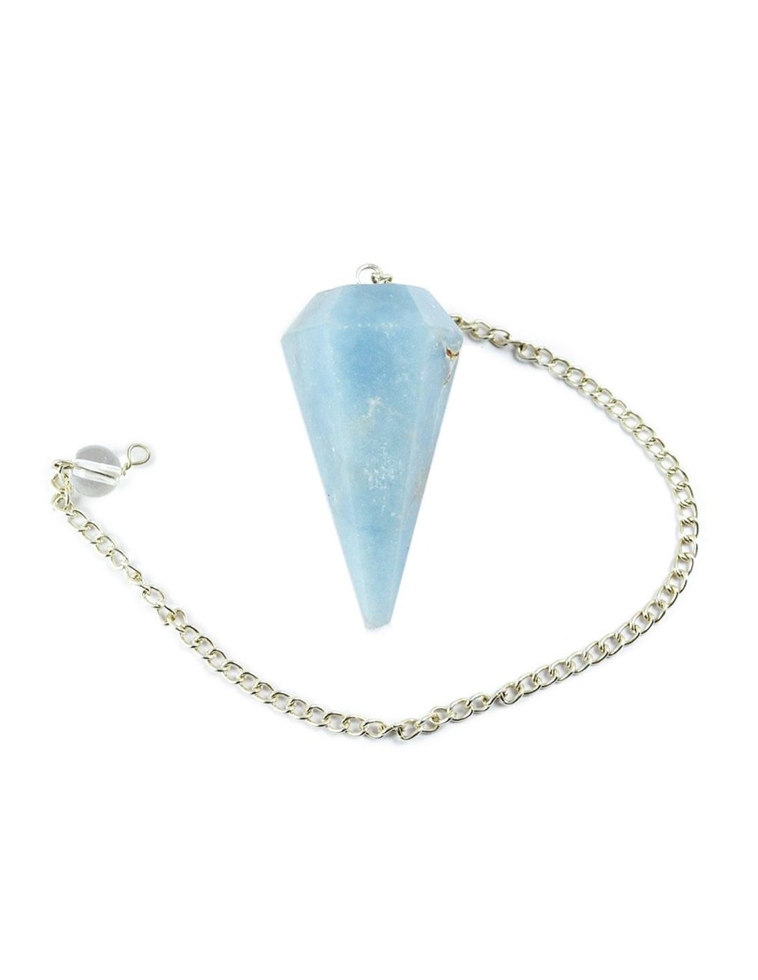 Pendule en angélite - Harmonisez votre énergie et favorisez la communication spirituelle