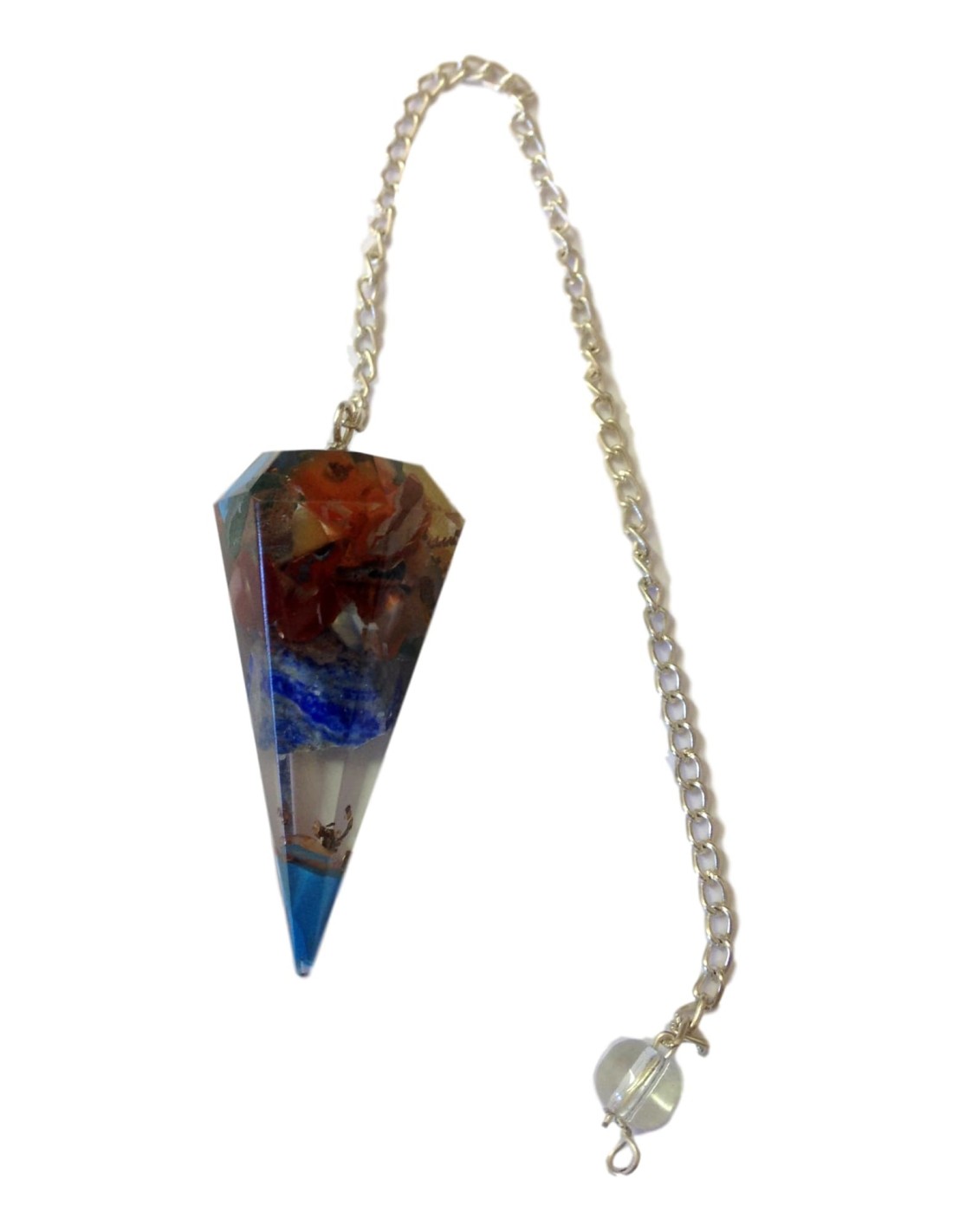 Pendule Orgonite - Équilibre et énergie positive pour une utilisation en radiesthésie