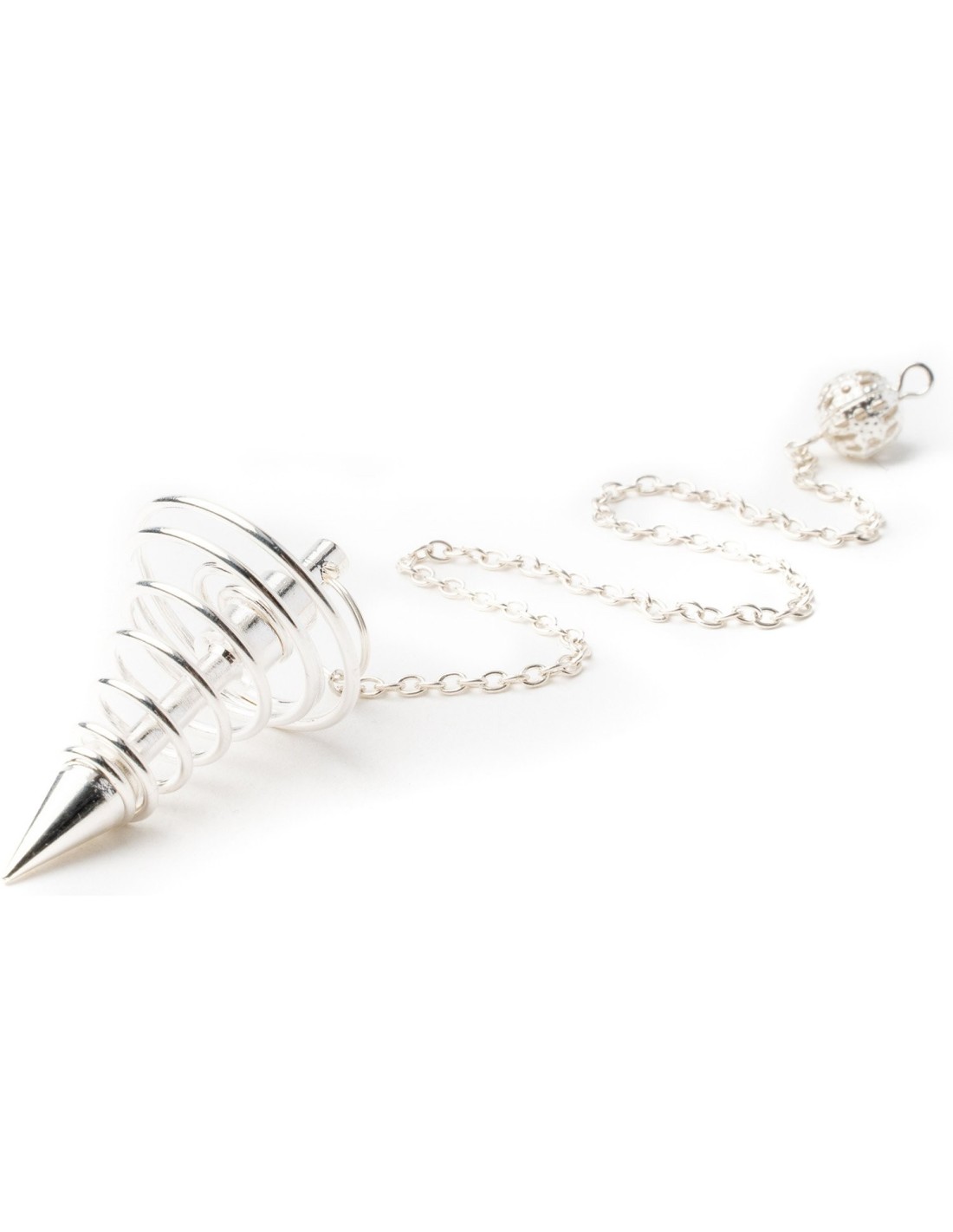 Pendule vibratory métal argenté - Harmonisez votre énergie et trouvez l'équilibre intérieur