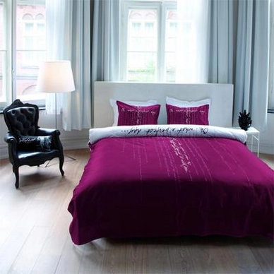 Parure de Lit Kardol Perfect Day Fuchsia Satin