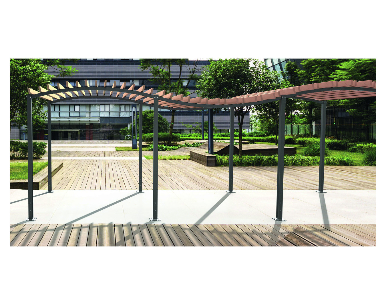 Pergola espaces verts Océan