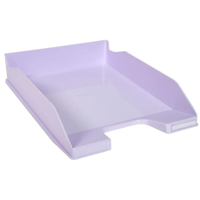 Corbeille à Courrier - Mauve pastel EXACOMPTA Combo Midi Aquarel