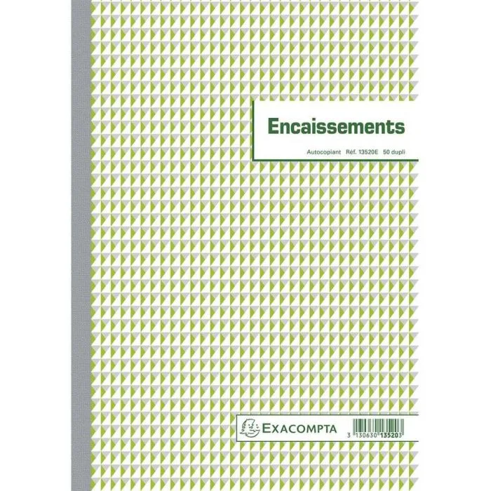 ENCAISSEMENTS - Carnet autocopiant Dupli - 297 x 210 mm EXACOMPTA