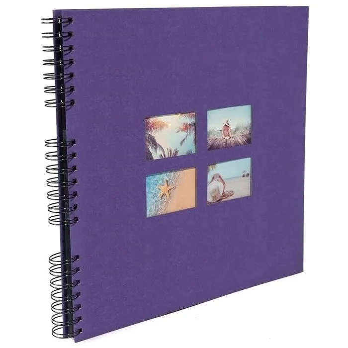 Album photos à spirales - 320 x 320 mm - Violet EXACOMPTA Milano
