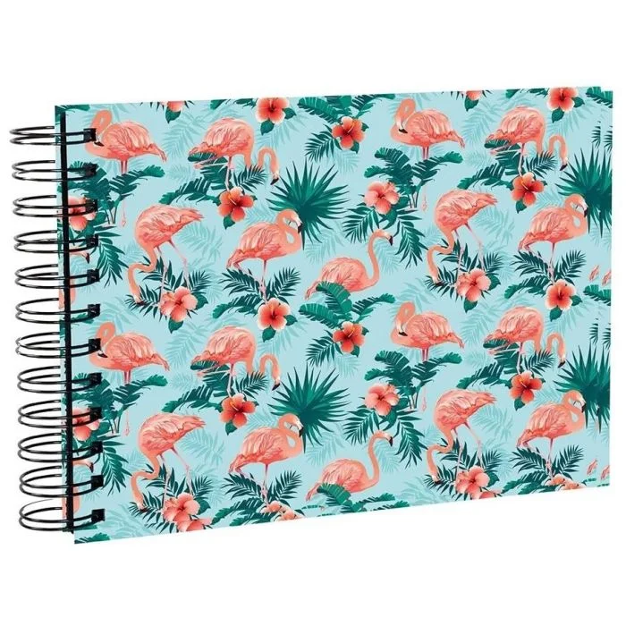 Album photos à spirales - 230 x 160 mm EXACOMPTA Flamingo