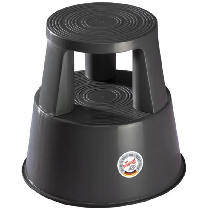 Tabouret marche pied à roulettes - Gris WEDO