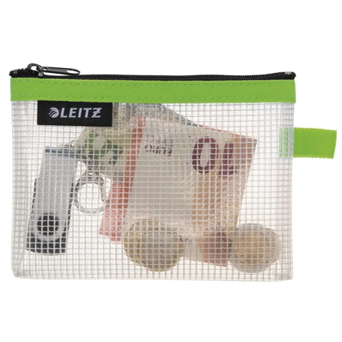 Pochette imperméable - Taille S - Transparent / Vert LEITZ WOW Traveller
