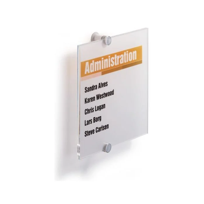 Plaque Murale - 210 x 210 mm DURABLE