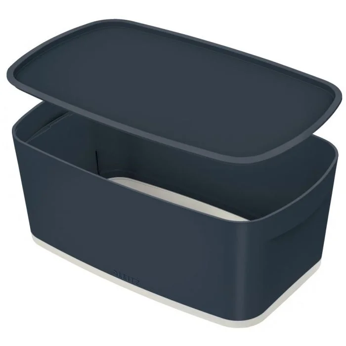Boîte de rangement avec couvercle - 5 litres - Gris LEITZ My Box Cosy