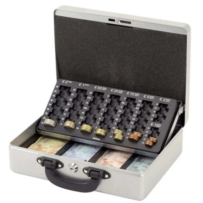 Caisse à Monnaie avec Monnayeur - Argent MAUL
