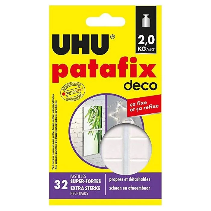 Pastilles adhésives - Patafix Homedeco blanc UHU