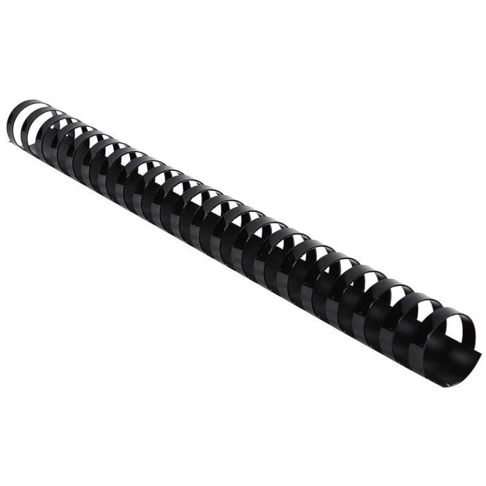 Lot de 50 Baguettes de 21 anneaux - 25 mm - Noir EXACOMPTA