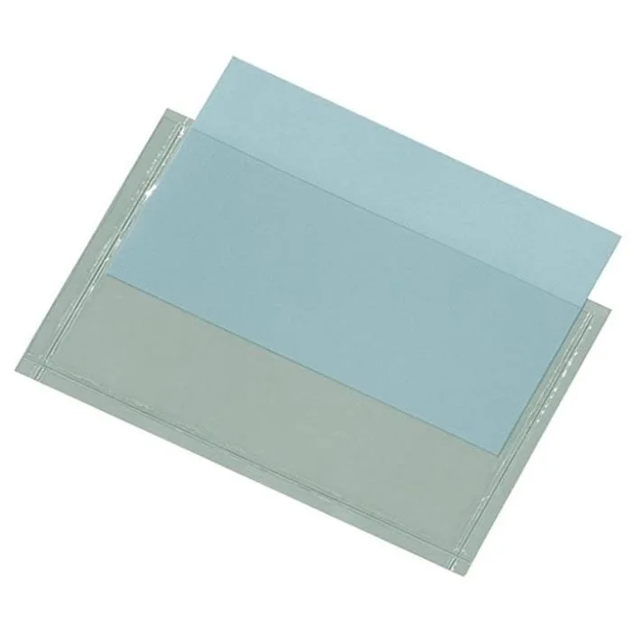 Pochettes autocollantes - 90 x 57 mm Ouvert en haut DURABLE Pocketfix Lot de 100