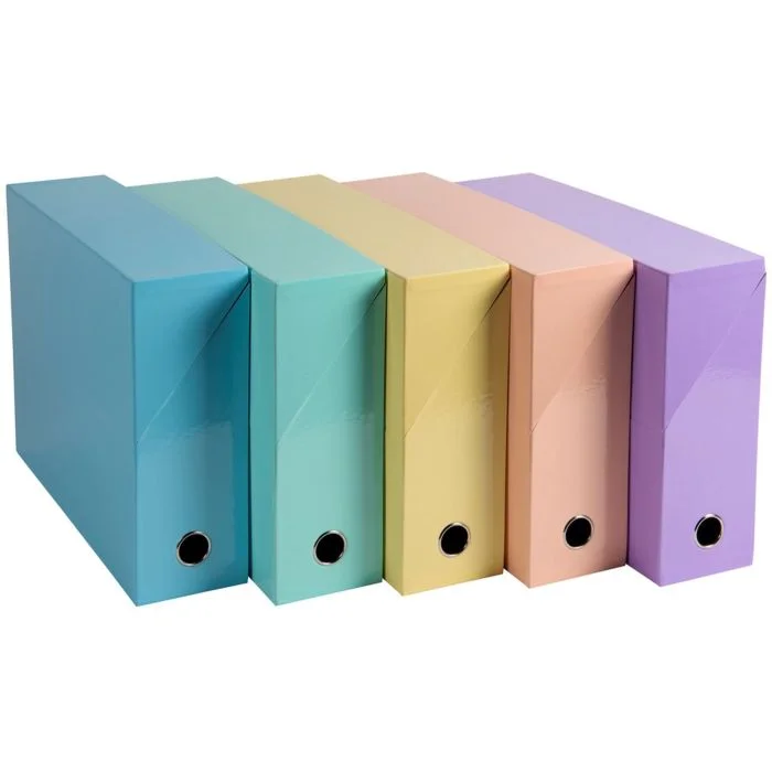 Boîte de transfert - Dos 90 mm - Assortiment EXACOMPTA Aquarel