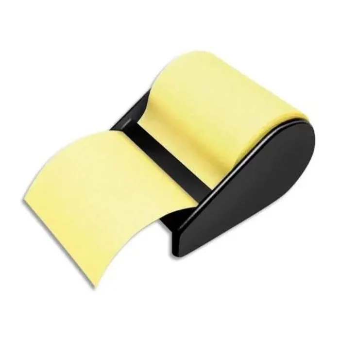 Dévidoir de Notes adhésives - 10 m x 60 mm - Jaune WONDAY