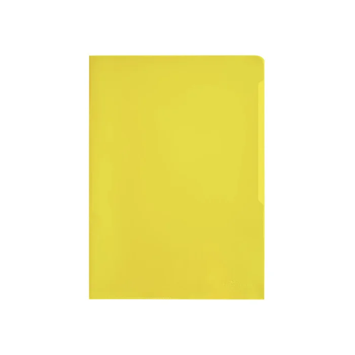 Lot de 100 Pochettes à coins A4 - Jaune DURABLE