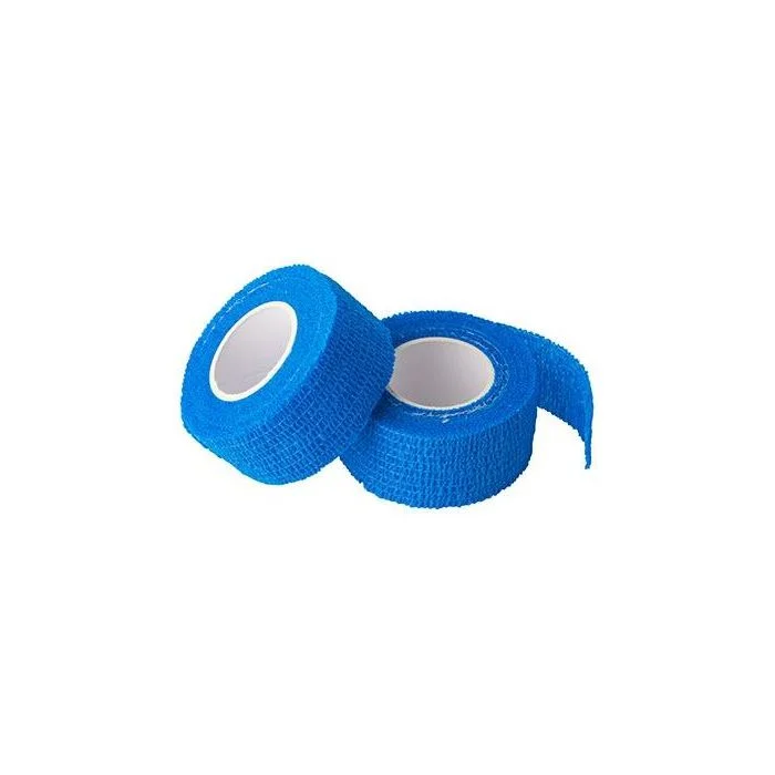 Bande adhésive élastique - 25 mm x 5 m - Bleu LIFEMED Lot de 2