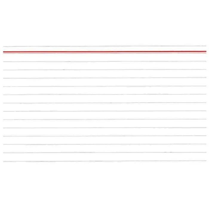 Fiches Bristol lignées - 100 x 150 mm - Blanc ELVE Lot de 100