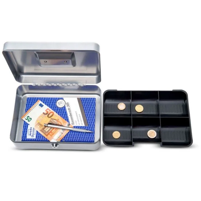 Caissette à Monnaie - Argent - 250 x 191 x 90 mm MAUL