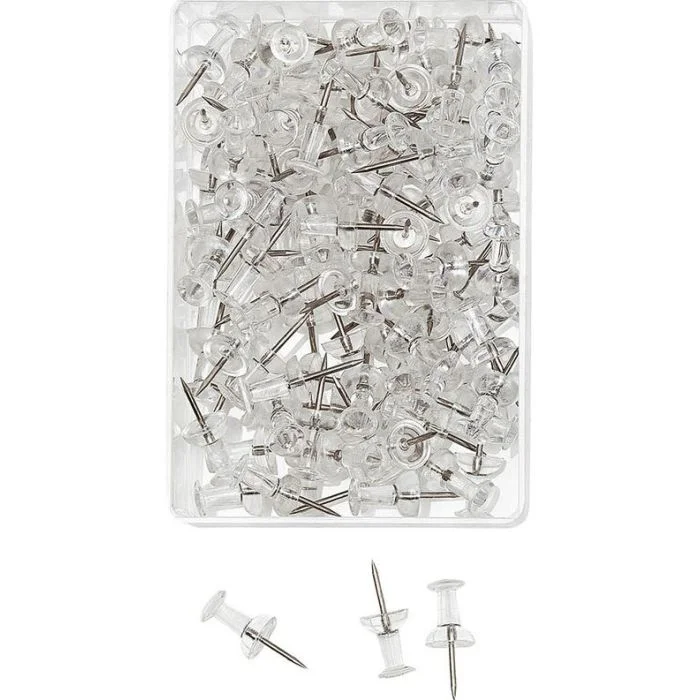 Boite de 100 Punaises - Transparent WEDO