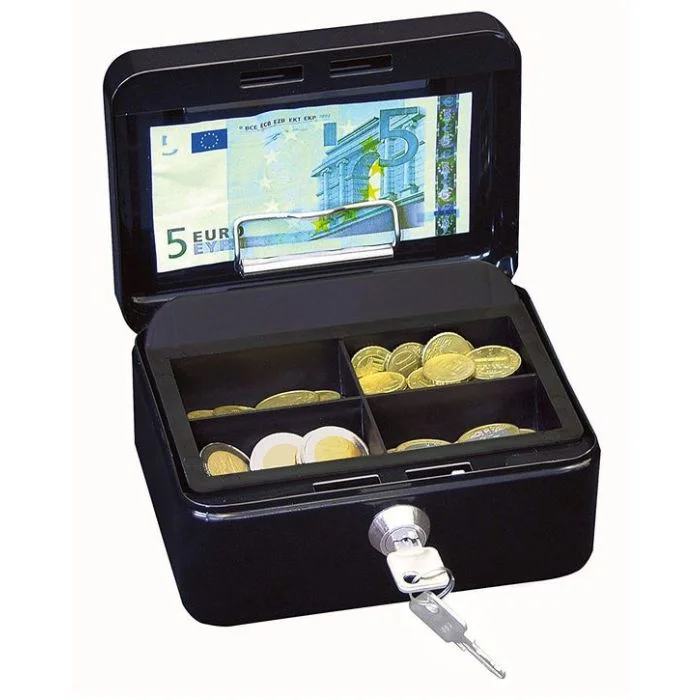 Caisse pour Argent liquide - Noir - 152 x 115 mm WEDO