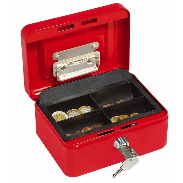 Caisse pour l'Argent liquide - Rouge - 152 x 115 mm WEDO
