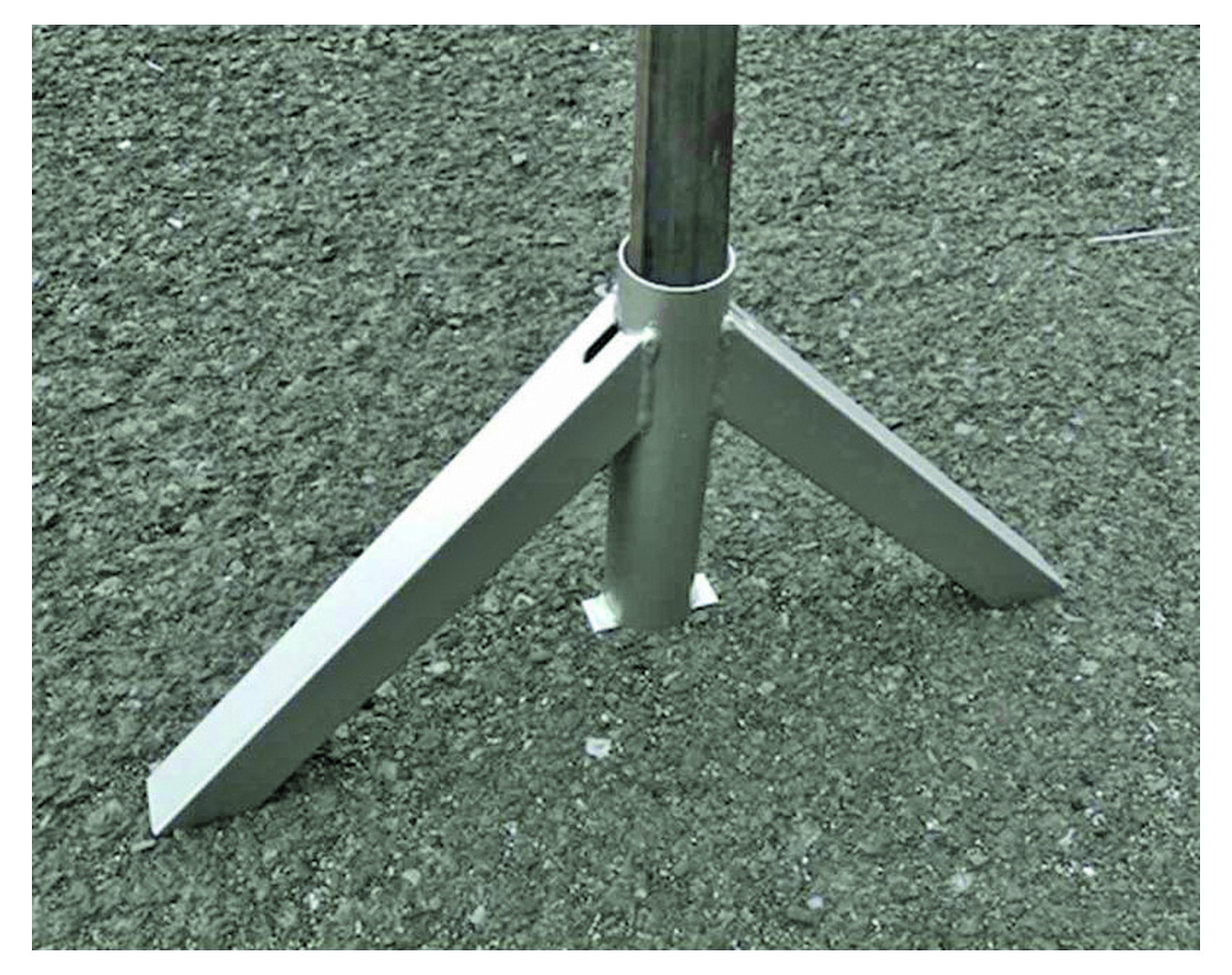 Pied amovible pour panneau électoral