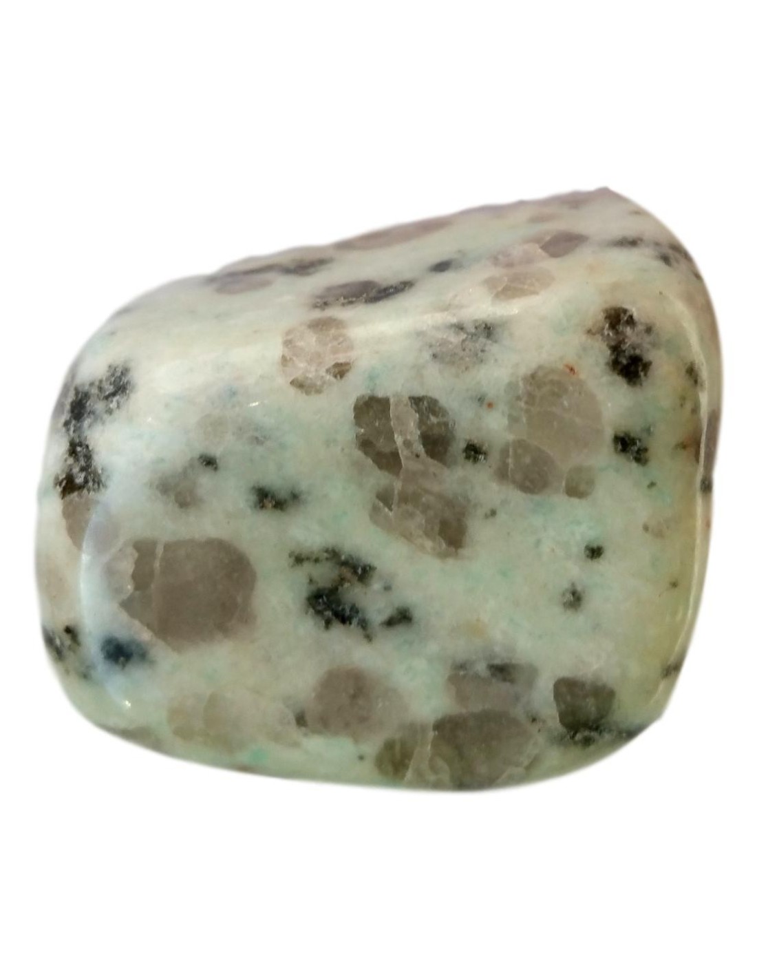 Pierre roulée en Turquoise d'Afrique 3/4 cm - Énergie positive et protection spirituelle