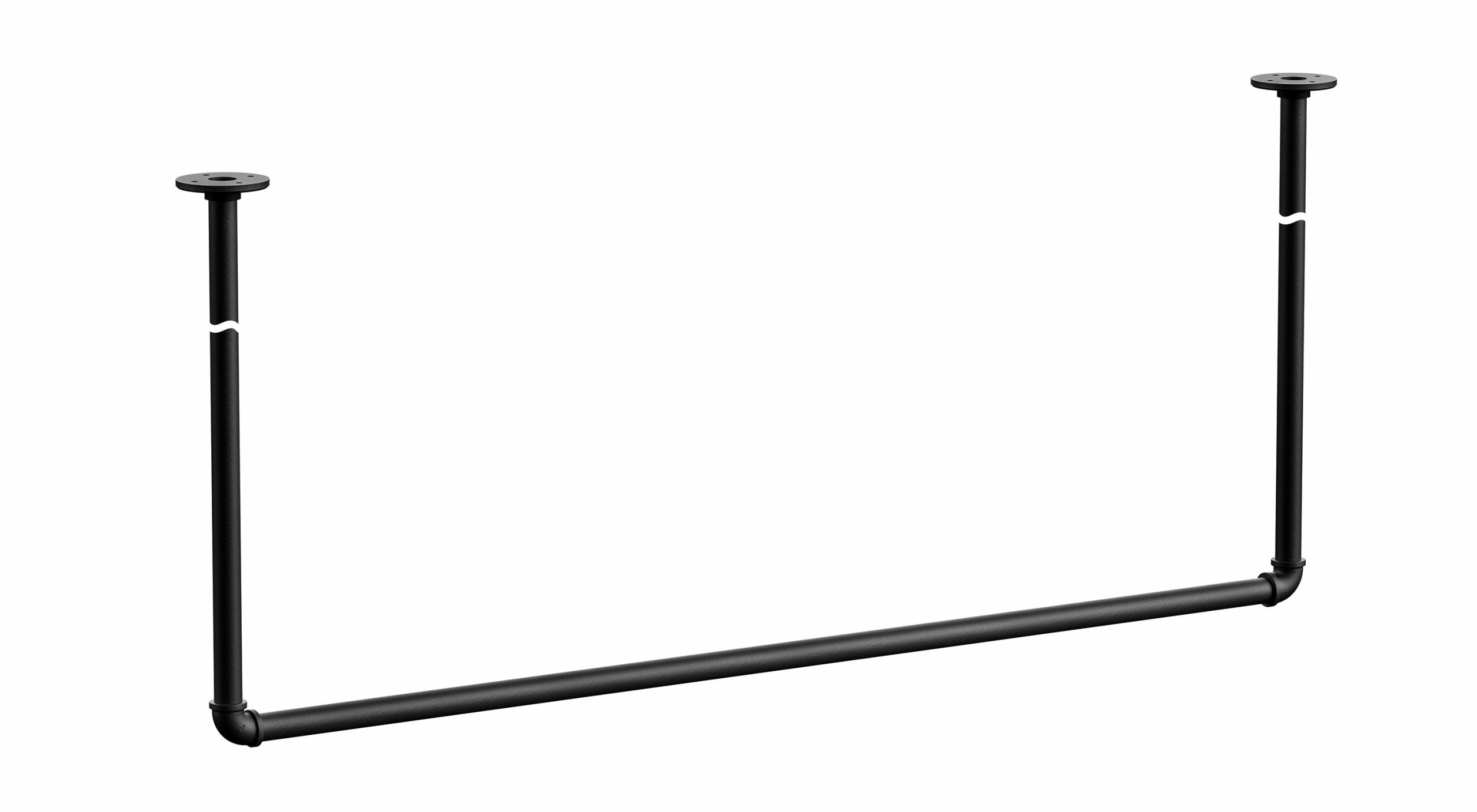 PIPE D-01 Penderie suspendue | noir