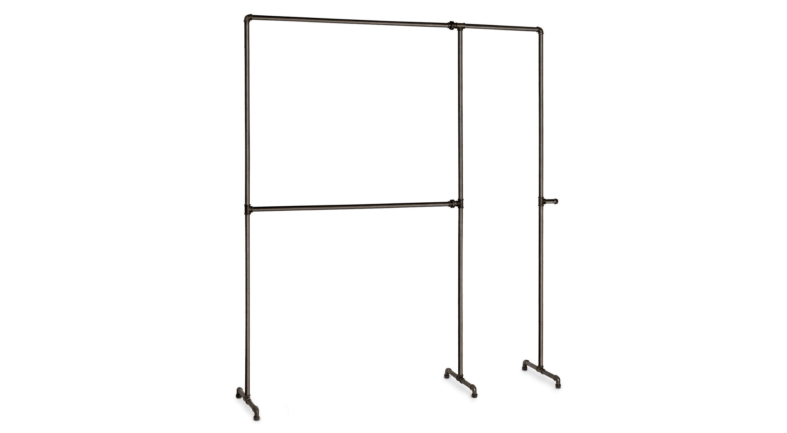 PIPE S-150 Portant à vêtement | Hauteur: 213 cm | noir