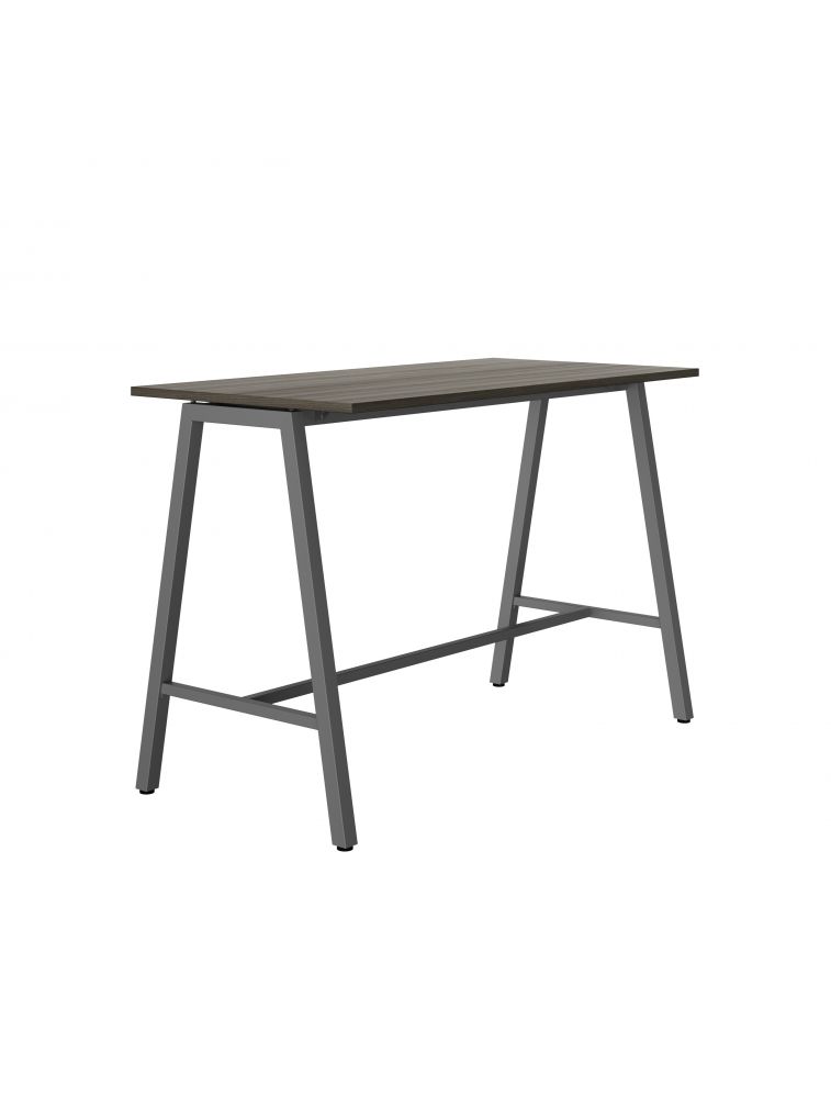 Bureau Plan De Travail Connexion Pieds Trapèze En Métal Profondeur 80 Cm - Connexion Gautier Office