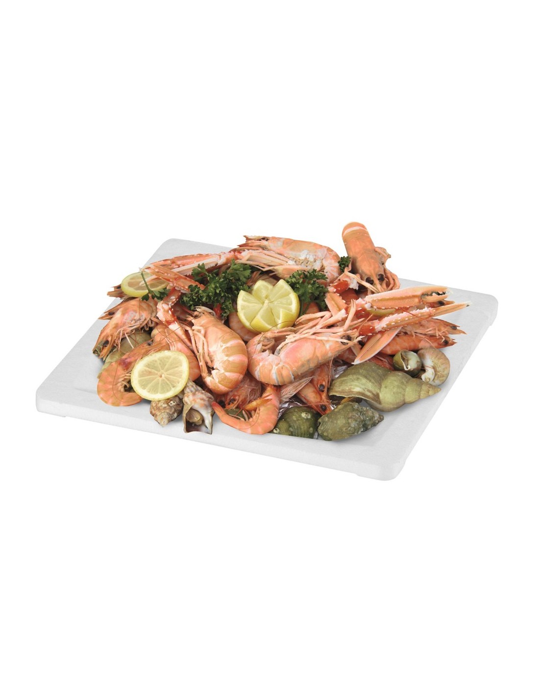 Plateau de fruits de mer carré