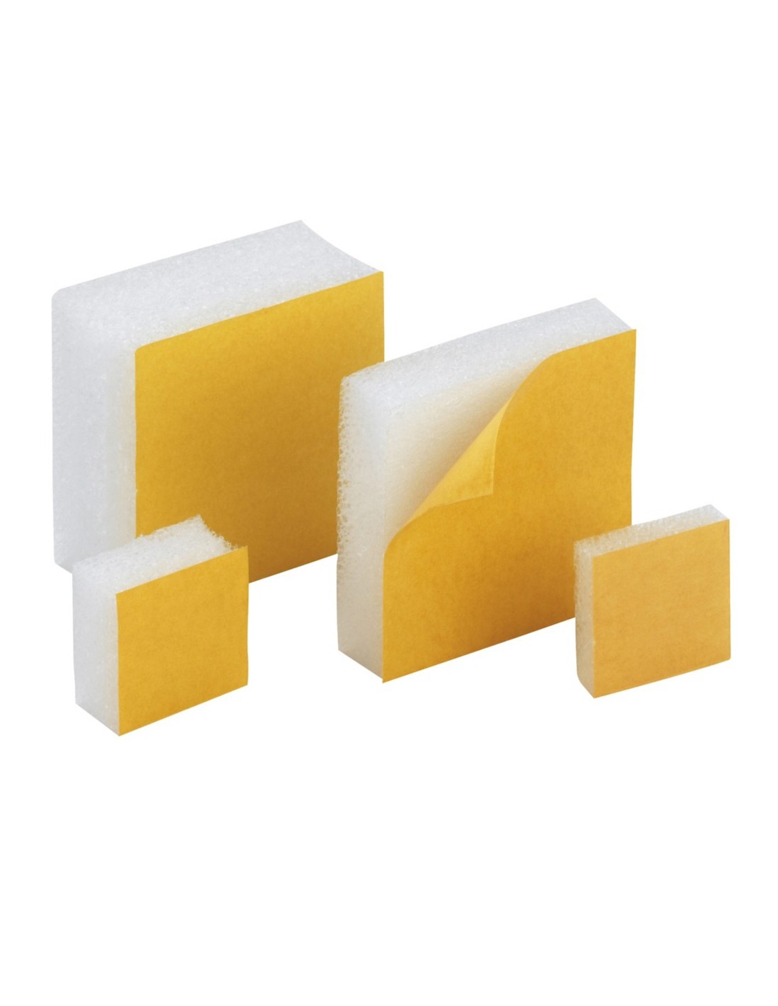 Plot adhésif mousse permanent