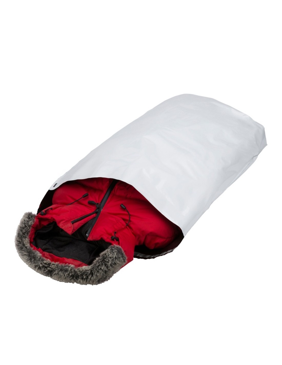 Pochette plastique opaque à soufflet de fond