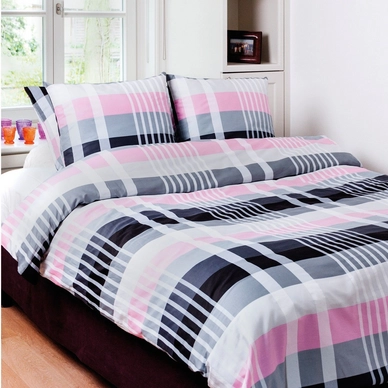 Parure de Lit Satin D'or Port Grimaud Rose