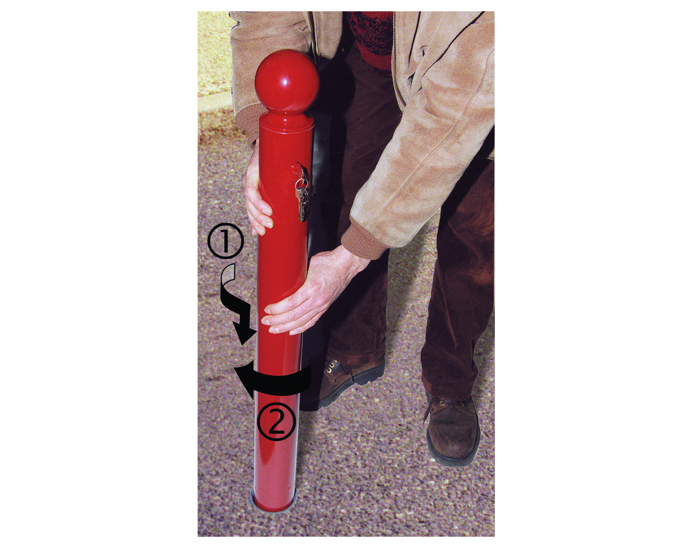 Poteau acier Primabloc