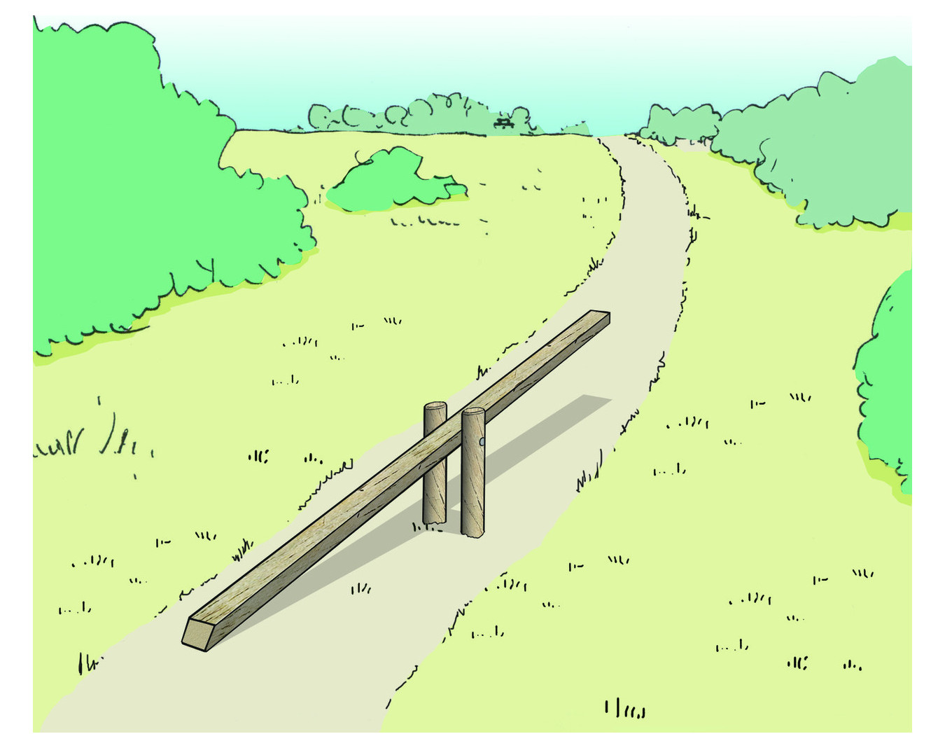 Poutre mobile - Parcours sportif
