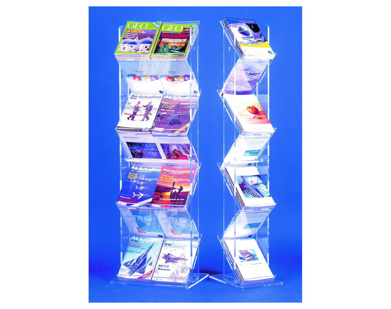 Présentoir totem Zigzag