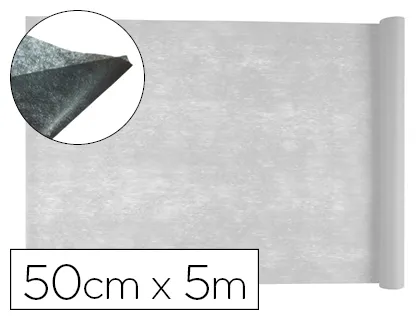 Tissu non tissé liderpapel costumes accessoires chemin de table rouleau 5x0.5m coloris blanc