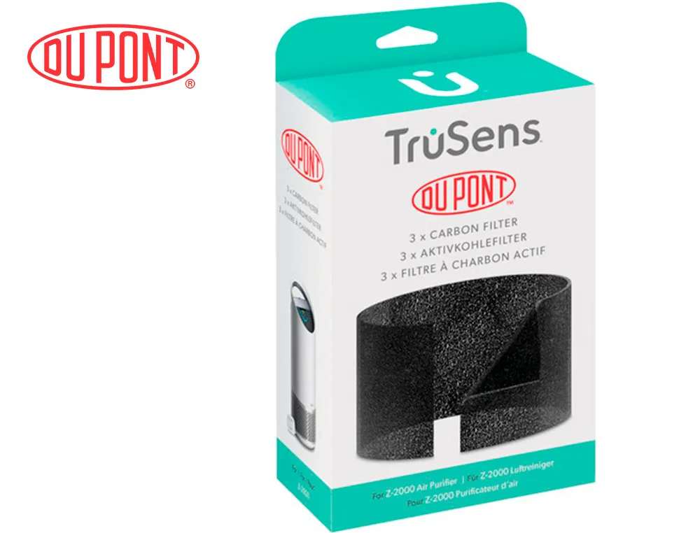 Filtre charbon actif leitz pour purificateur d air trusens z2000 paquet 3 unites