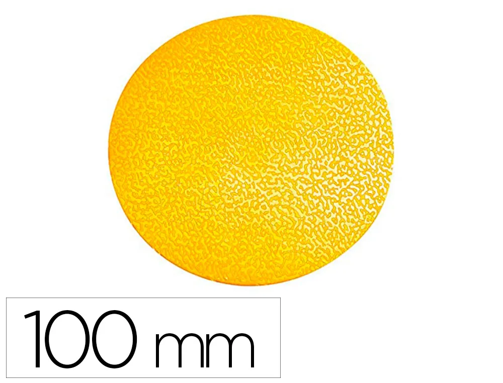 Marquage au sol durable identification zones de danger passage stockage point diametre 100 mm interieur lot