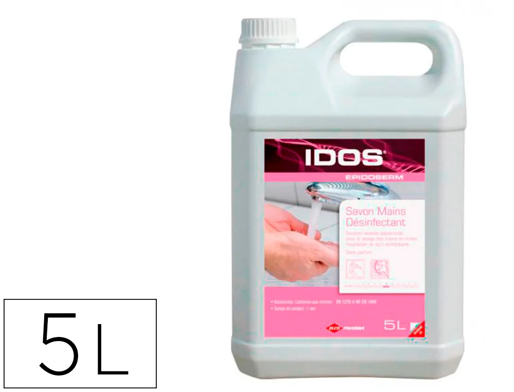 Savon mains bactericide coldis milieu hospitalier agro-alimentaire actif sur virus h1n1 bidon 5 l