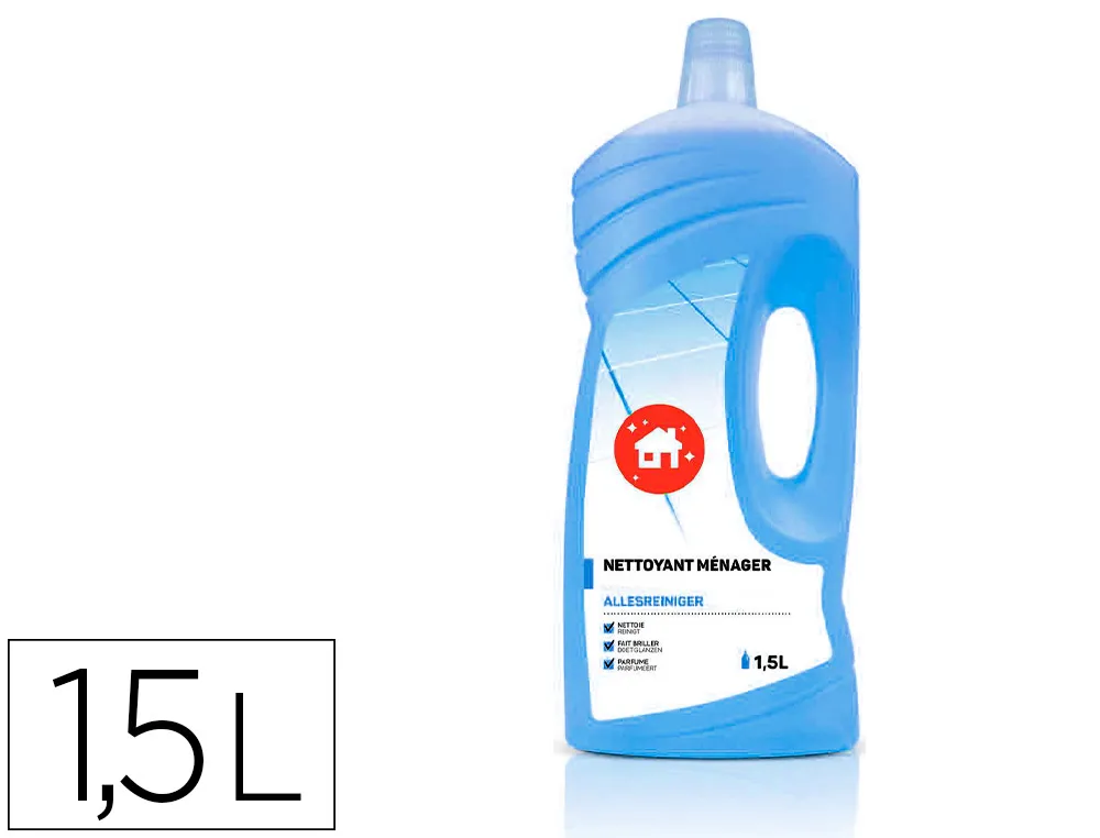 Nettoyant menager coldis toutes surfaces nettoie parfume fait briller parfum marine flacon 1,5l