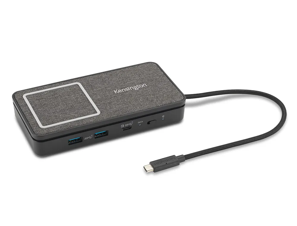 Station d'acceuil kensington mobile portable-qi sd1700p usb-c dual 4k coloris gris fonce
