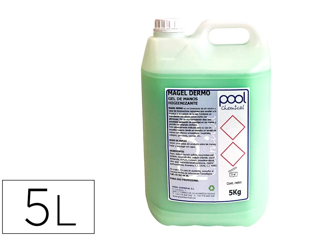 Savon a main nettoyant bactericide carafe de 5 litres