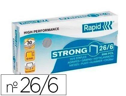 Agrafe rapid strong boîte 5000 unités