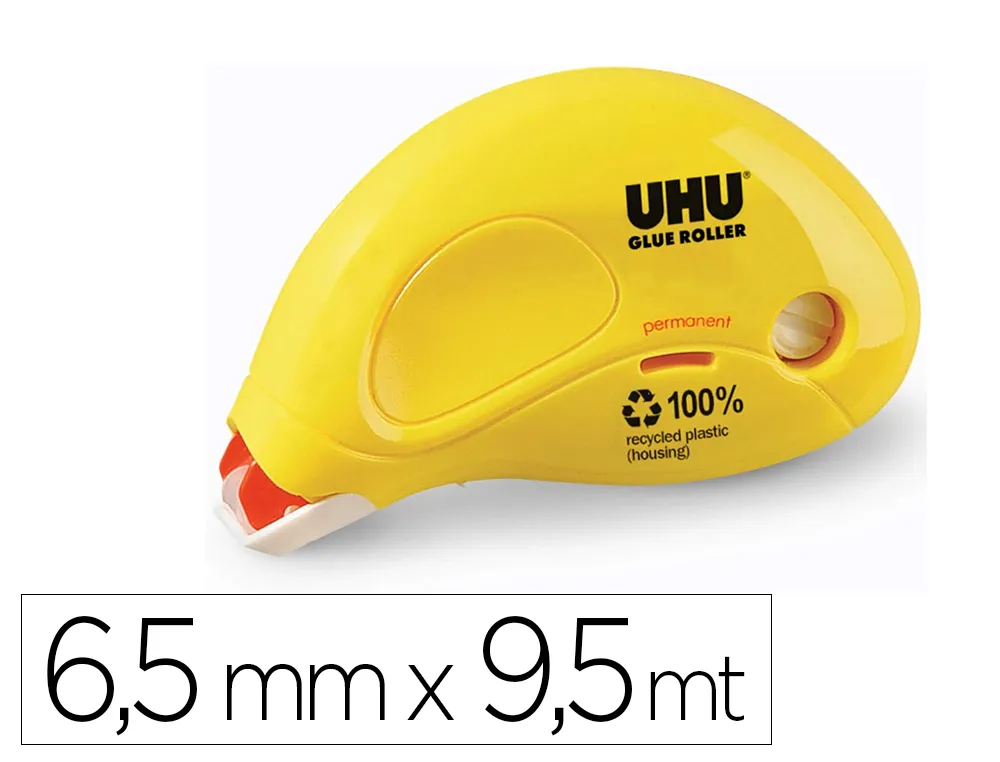 Colle uhu glue roller permanent ergonomique 6.5mmx9.5m