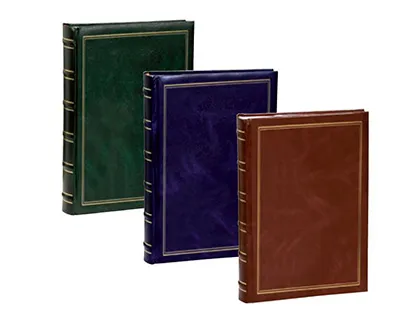 Album photos walther classique format 235x365mm 100f blanches capacité 300 photos 11.5x15cm