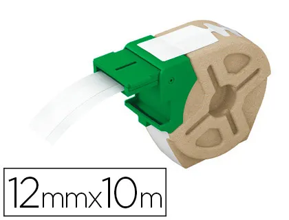 Étiquette adhésive leitz polypropylène ruban continu permanent 12mmx10m indéchirable imperméable cassette blanc
